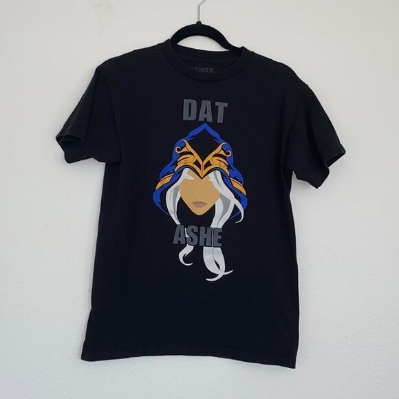 League of Legends Ashe Riot Black T - Picture 1 of 5